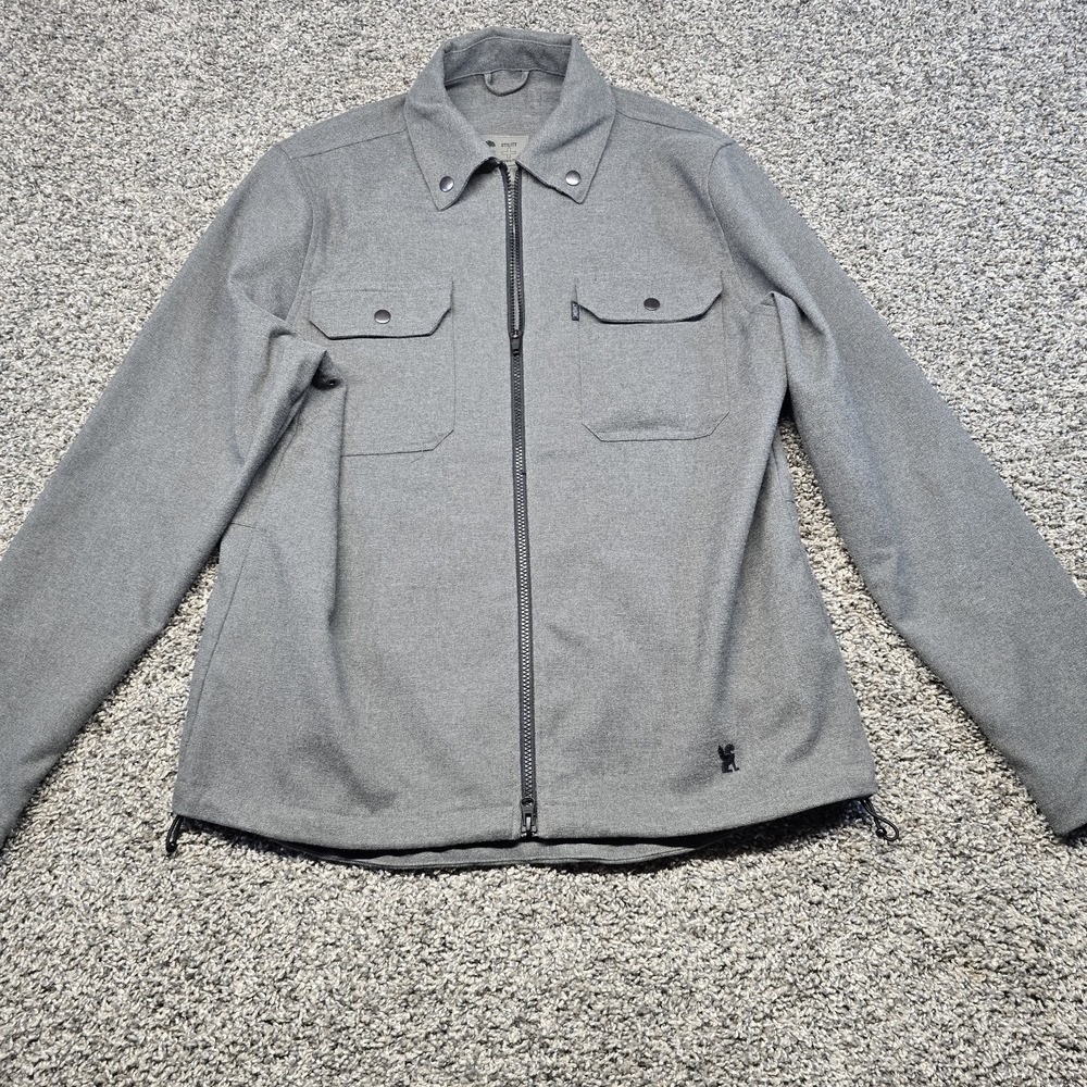 Chrome Industries Jacket Ike Windshirt Mens Large Gray Utility Biking